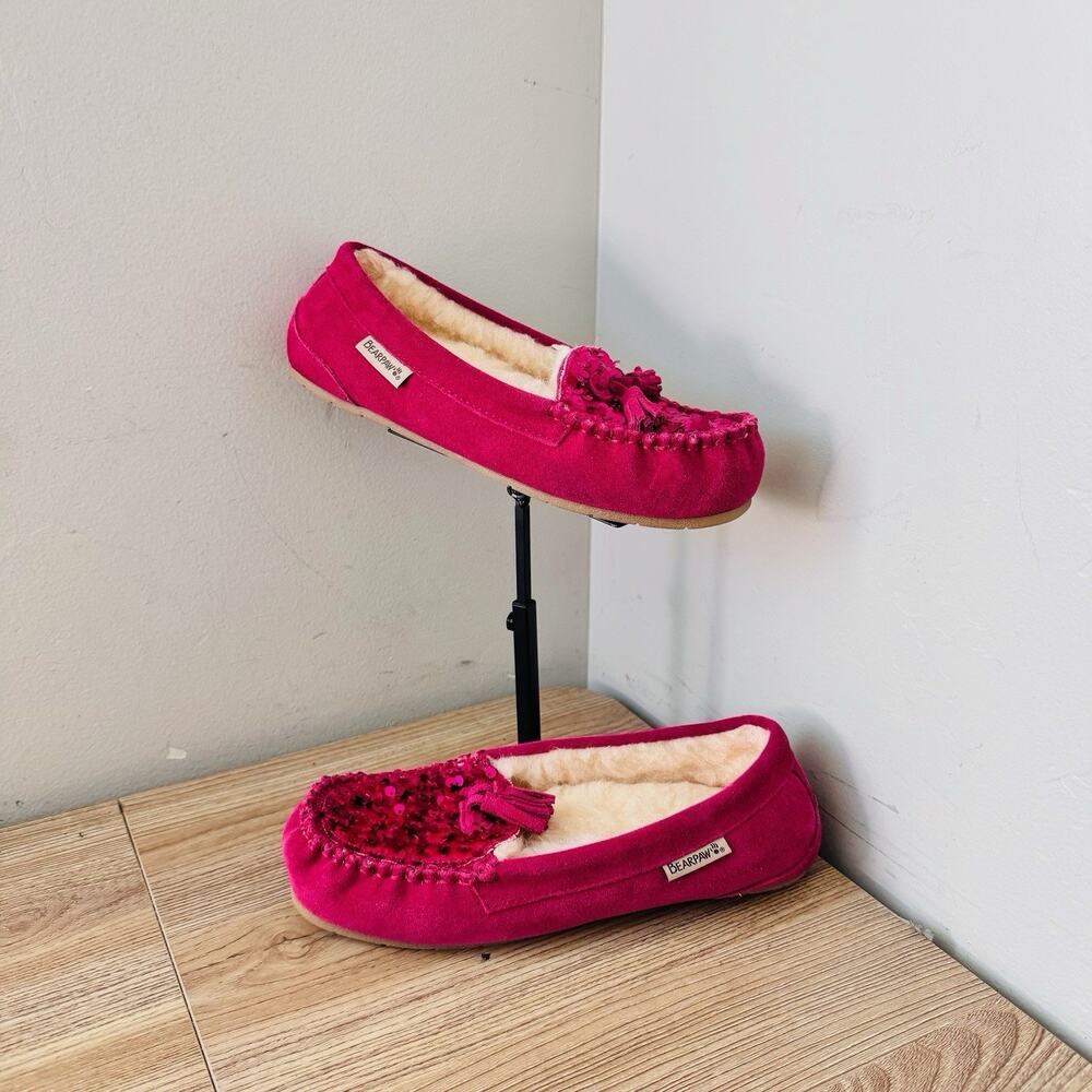 Bearpaw Belinda moccasins Pink Women’s Size 7
